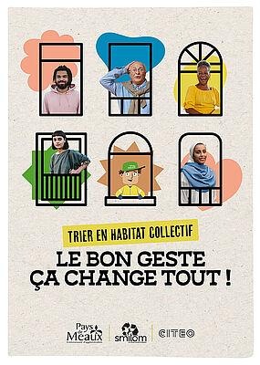Trier en habitat collectif :Le bon geste ça change tout ! - Agrandir l'image (fenêtre modale)