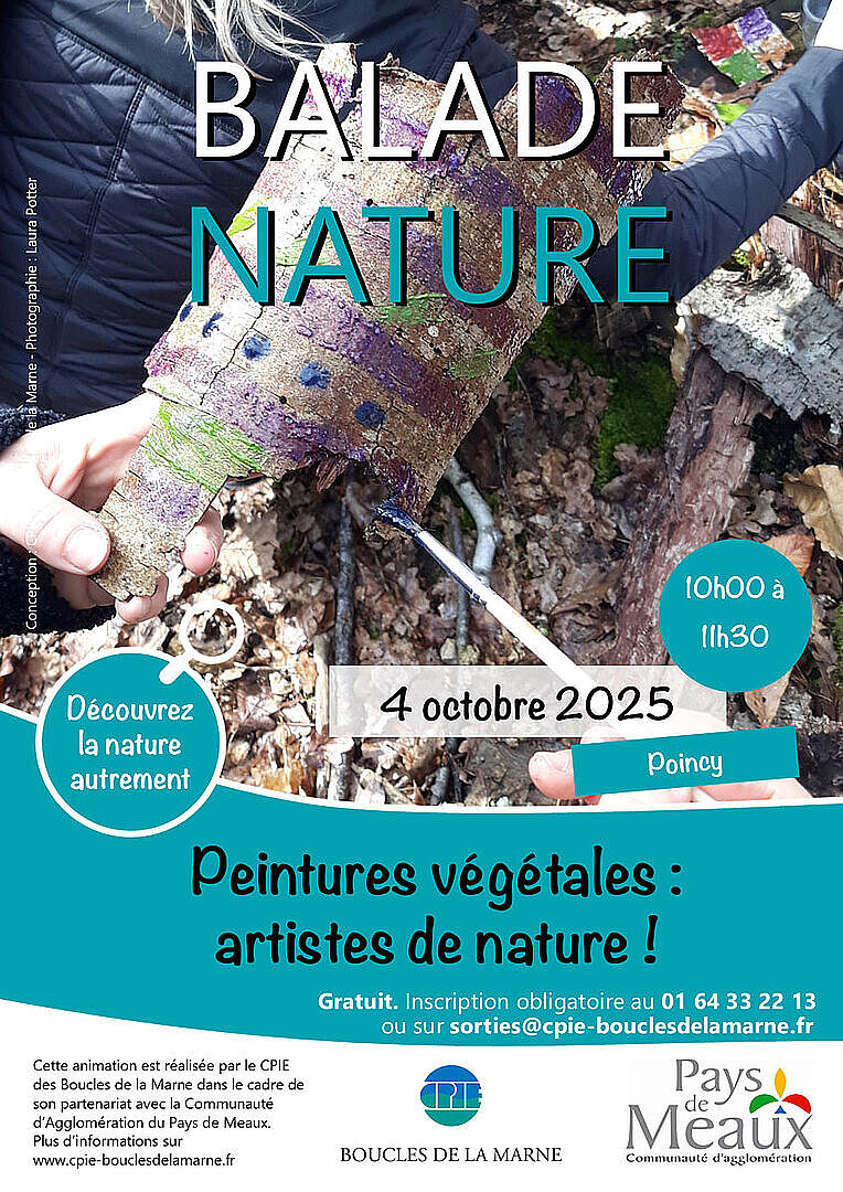 Balade nature : Peintures végétales, artistes de nature
