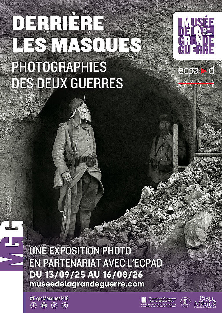 Derrière les masques. Photographies des deux guerres