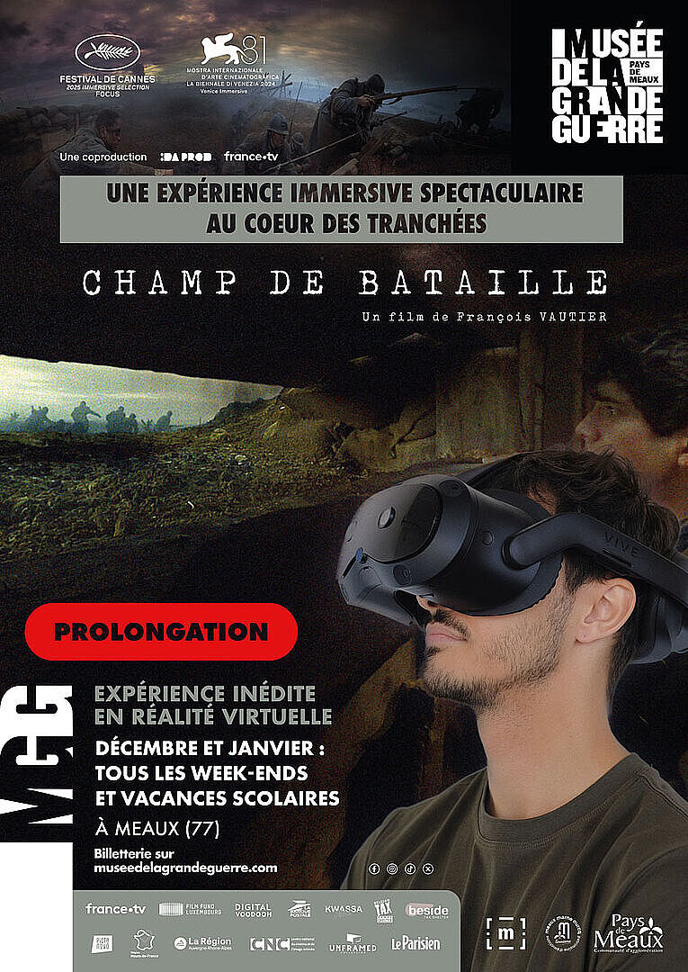CHAMP DE BATAILLE, UNE EXPÉRIENCE IMMERSIVE EN RÉALITÉ VIRTUELLE