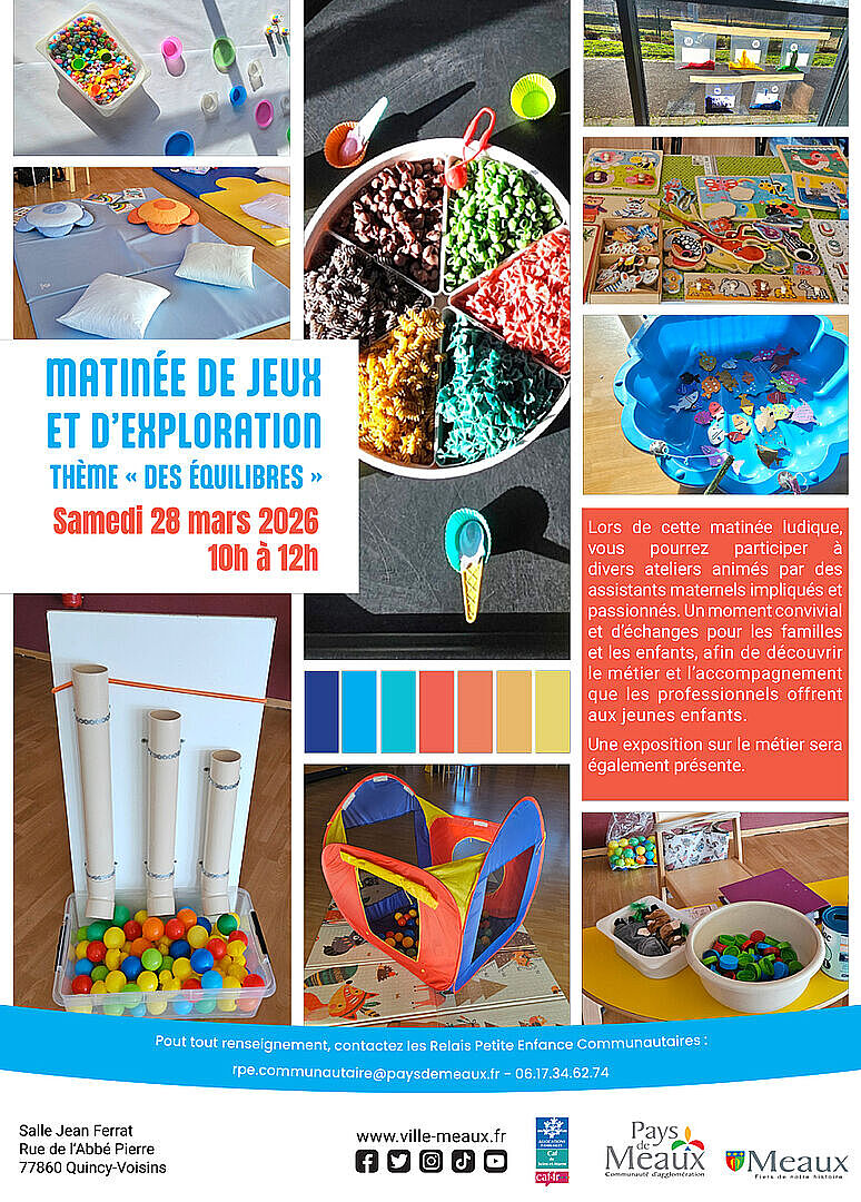 MATINÉE DE JEUX ET D’EXPLORATION THÈME « DES ÉQUILIBRES »